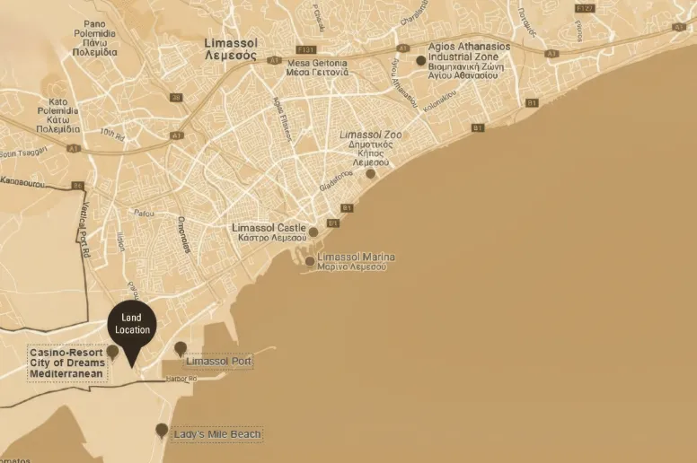 Residential plot in Zakaki, Limassol City, Limassol