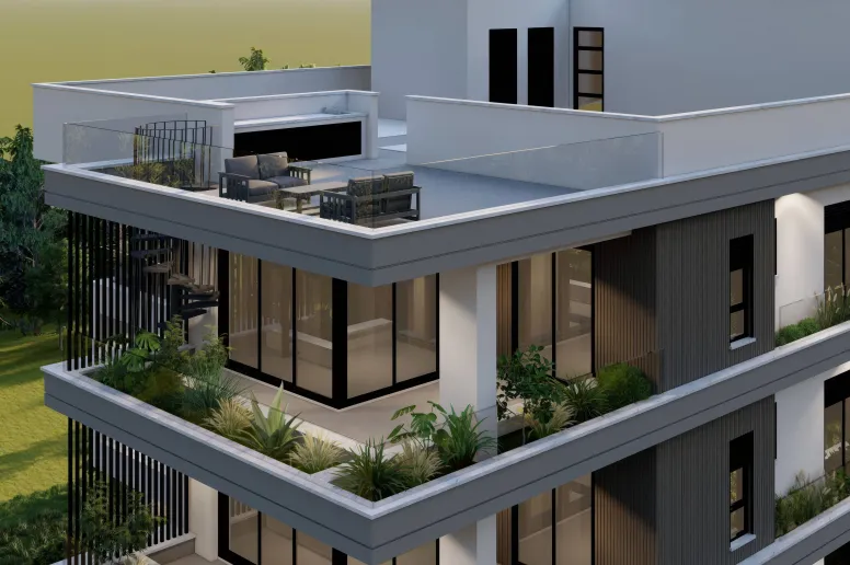 2 bedroom penthouse in Agios Athanasios, Limassol