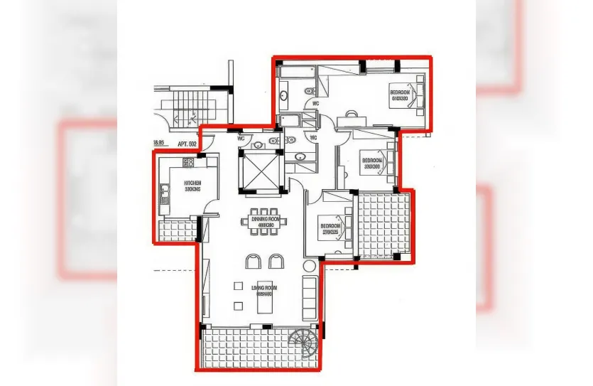 3-bedroom apartment - 12484, photo 12