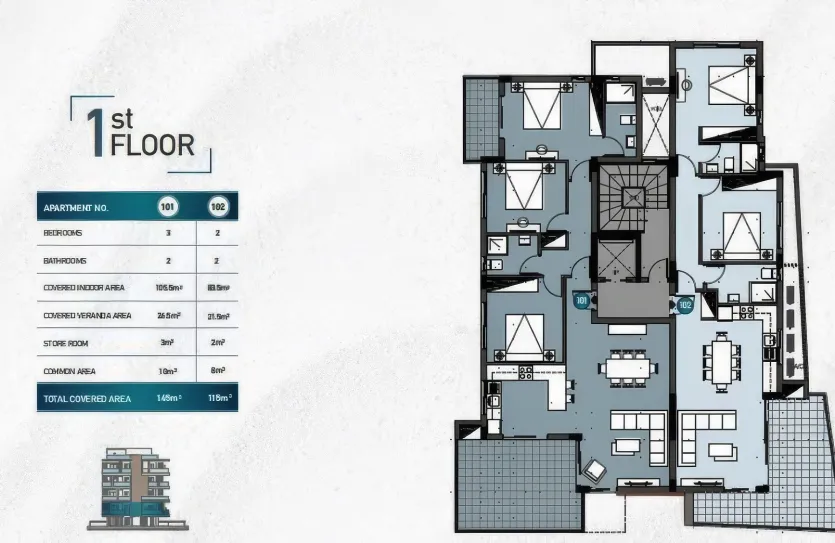 2-bedroom apartment - 12934, photo 9