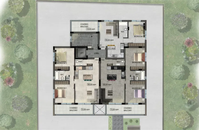 2-bedroom apartment - 13011, photo 11