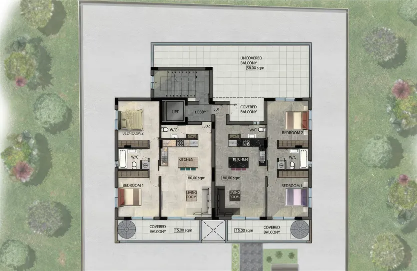 2-bedroom apartment - 13011, photo 14