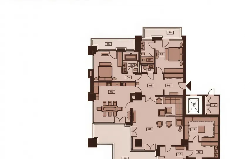 3-bedroom apartment - 13465, photo 22