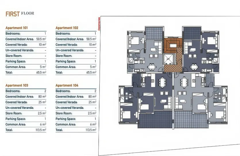 Квартира с 1-ой спальней - 13488, photo 9