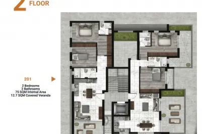 2-bedroom apartment - 13770, photo 2