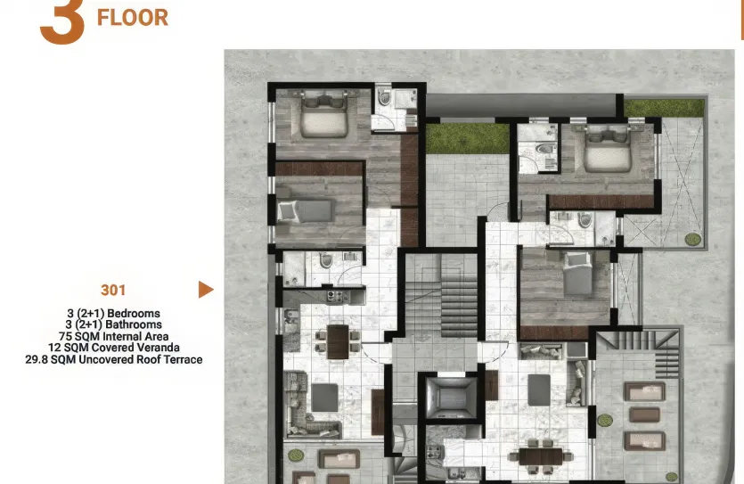 4-bedroom apartment - 13772, photo 4