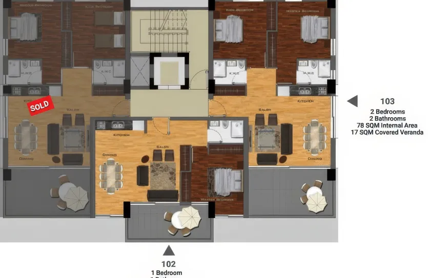 1-bedroom apartment - 13823, photo 8