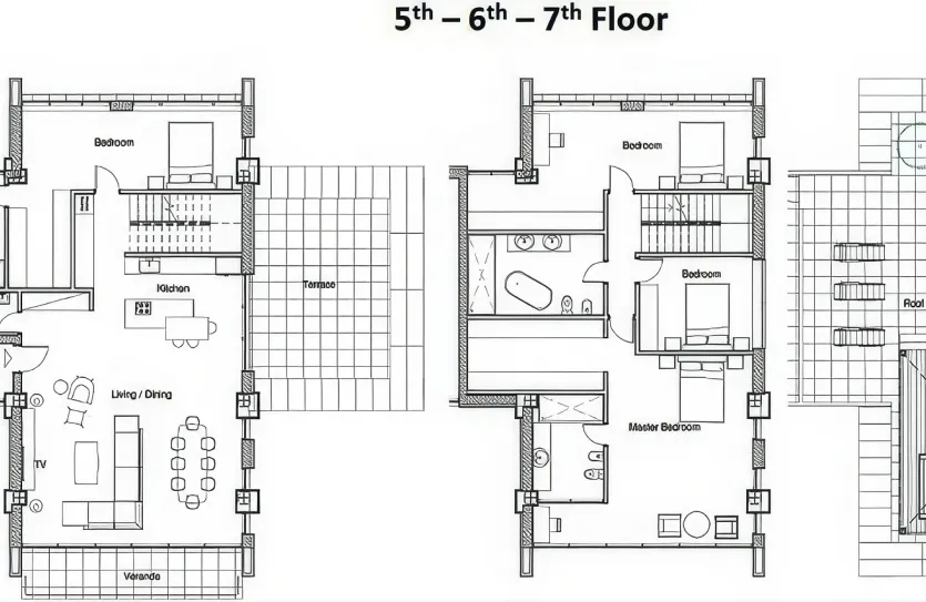 4-bedroom penthouse - 13860, photo 13