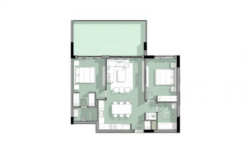 2-bedroom apartment - 13989, photo 20