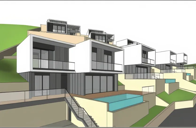 Проект современных вилл - 14082, photo 14