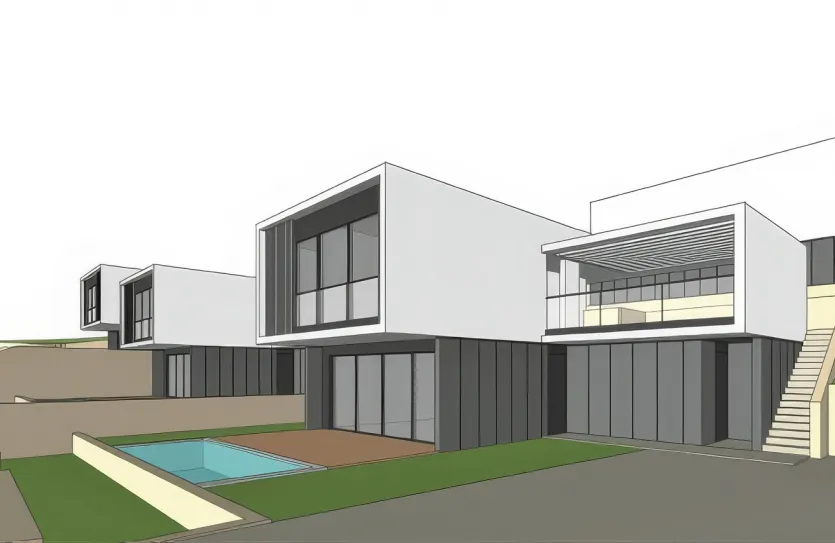 Проект современных вилл - 14082, photo 11