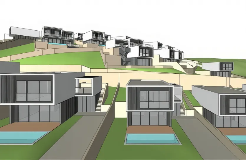 Проект современных вилл - 14082, photo 7