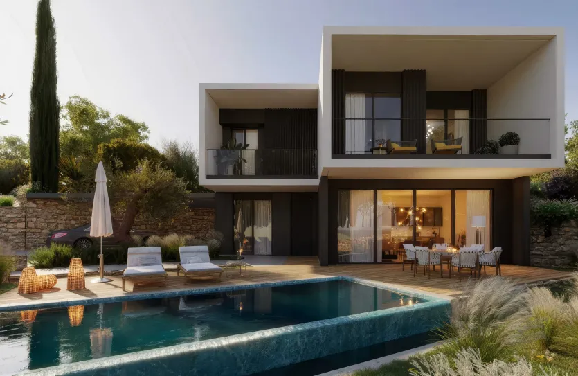 Проект современных вилл - 14082, photo 3