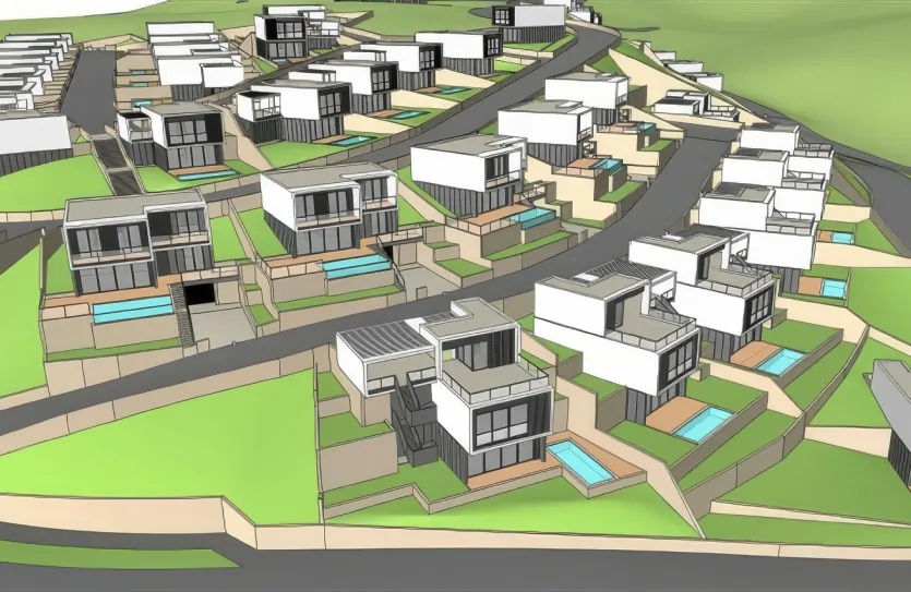 Проект современных вилл - 14082, photo 23