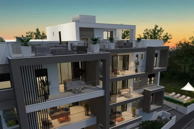 Penthouse in Panthea, Mesa Geitonia, Limassol - 15131, new development