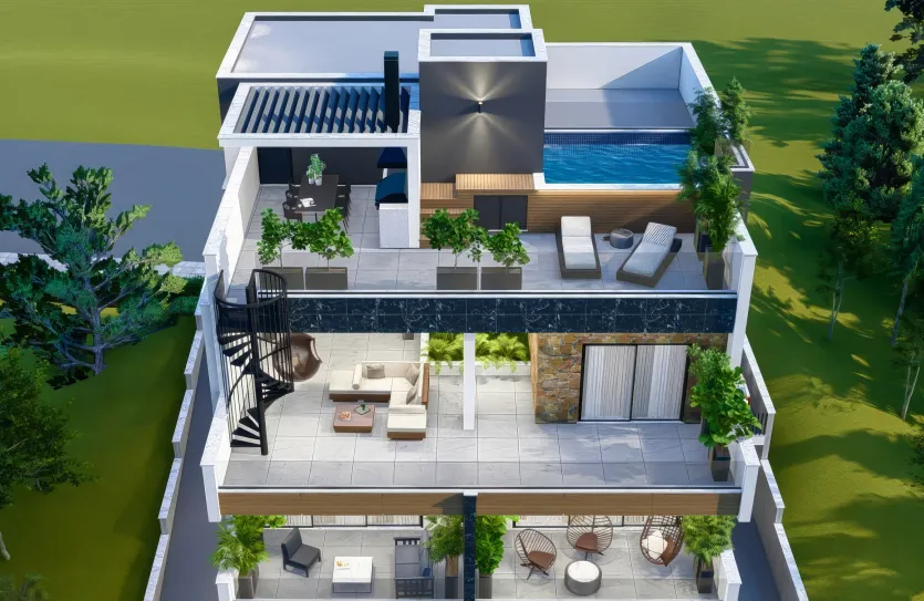 Пентхаус с 3-мя спальнями продажа - 15344