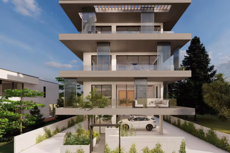 Contemporary residential building in Zakaki, Limassol City, Limassol