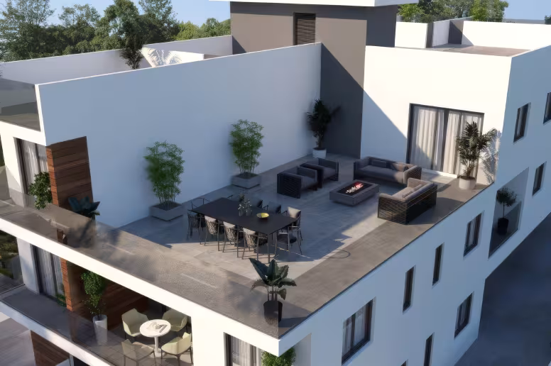 1 bedroom penthouse in Kiti, Larnaca, new development