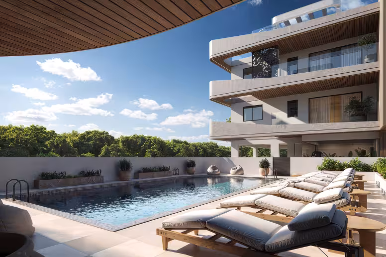 2 bedroom penthouse in Livadia, Larnaca, new development