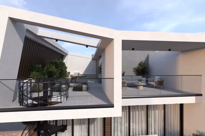 3 bedroom penthouse in Mesa Geitonia, Limassol