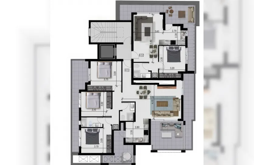 3-bedroom apartment - 13908, photo 8
