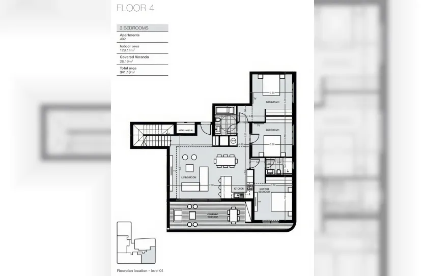 Пентхаус с 3-мя спальнями - 13963, photo 15