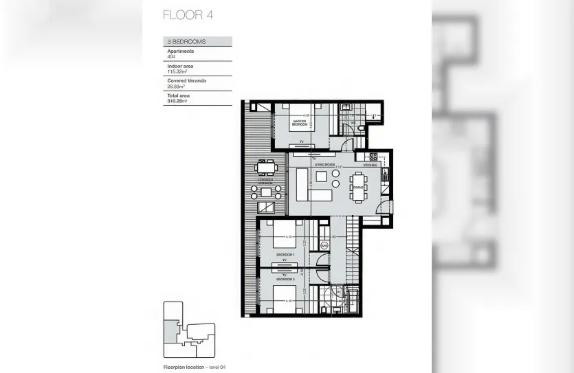 Пентхаус с 3-мя спальнями - 13963, photo 17