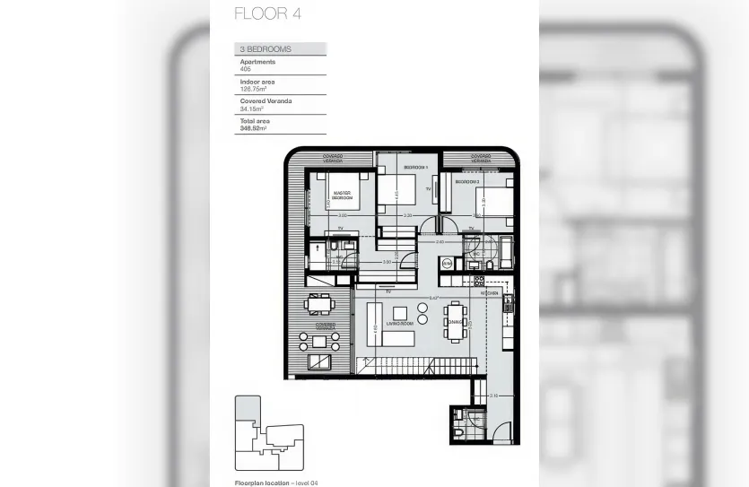 Пентхаус с 3-мя спальнями - 13963, photo 18